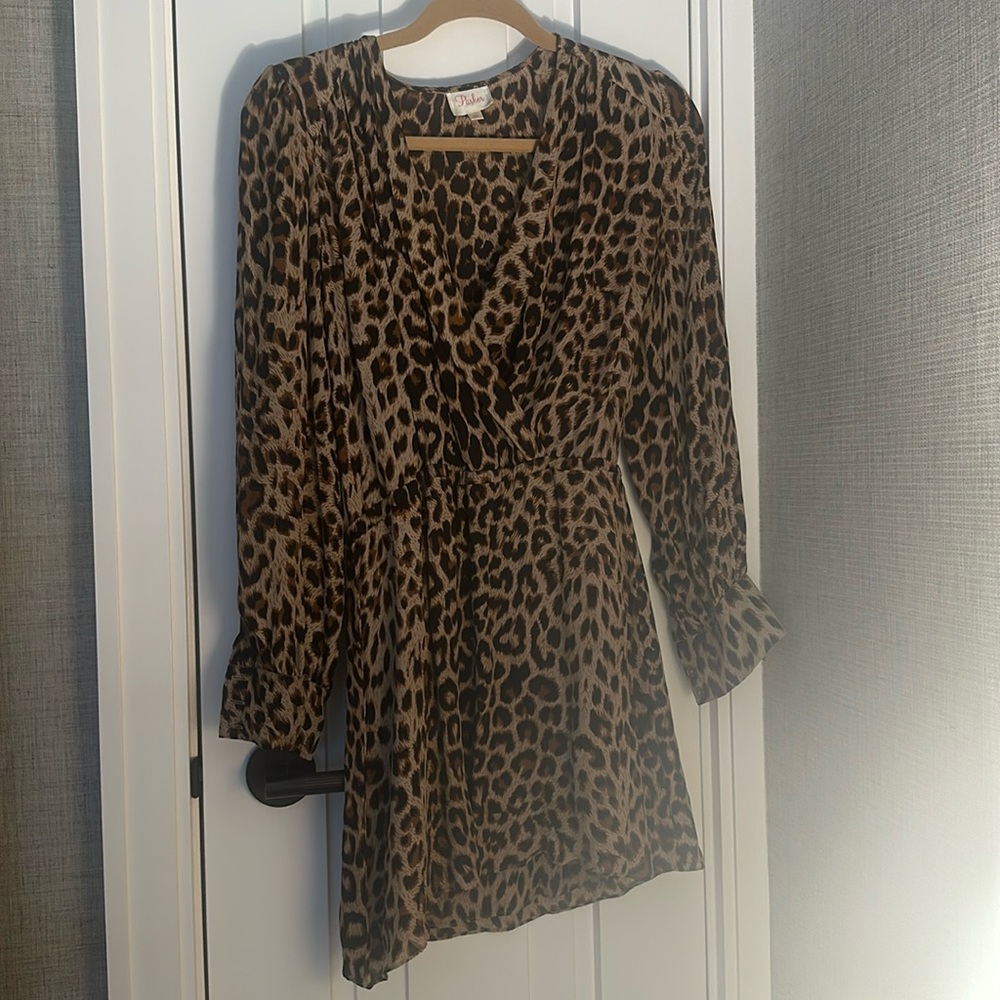 Leopard dress, previously worn but in good condition